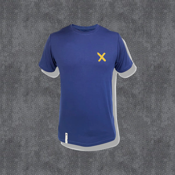 Playera 2.0 Tactic Shirt [CLAXIC X] BLUE X Amarilla