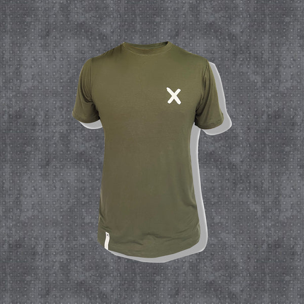 Playera 2.0 Tactic Shirt [CLAXIC X] GREEN COMMANDO